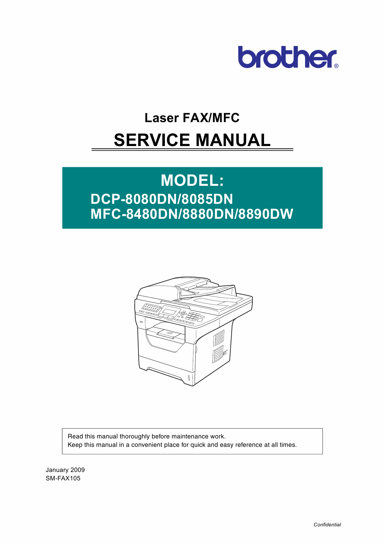 Brother Laser-MFC 8480 8880 8890 DN-DW DCP8080 8085 DN Service Manual-1